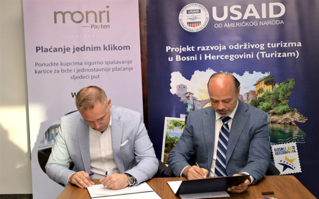 Monri Payments i USAID Turizam sarađuju s ciljem poboljšanja uslova online plaćanja u sektoru turizma Bosne i Hercegovine